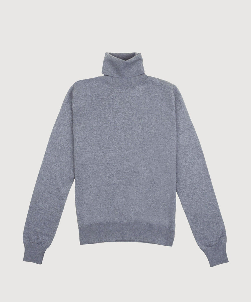 Rollkragenpullover aus Wolle