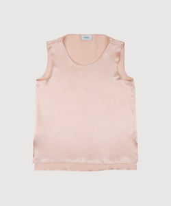 Sleeveless Silk Top