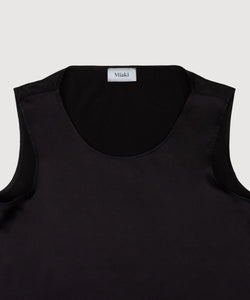 Sleeveless Silk Top