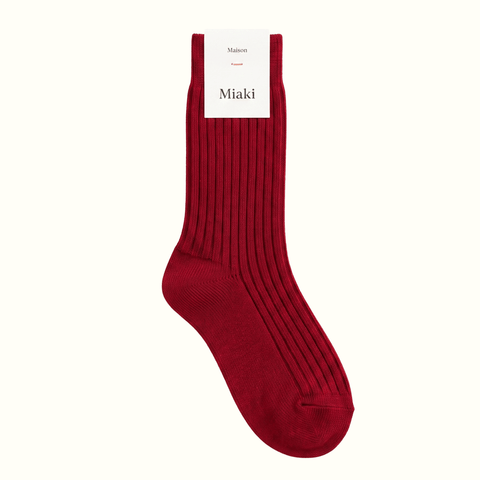 Red / 36/38 Mountain Socks Miaki Swiss Made Womenswear