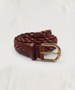 Classic Brown / 70 Woven Belt Miaki Swiss Made Womenswear