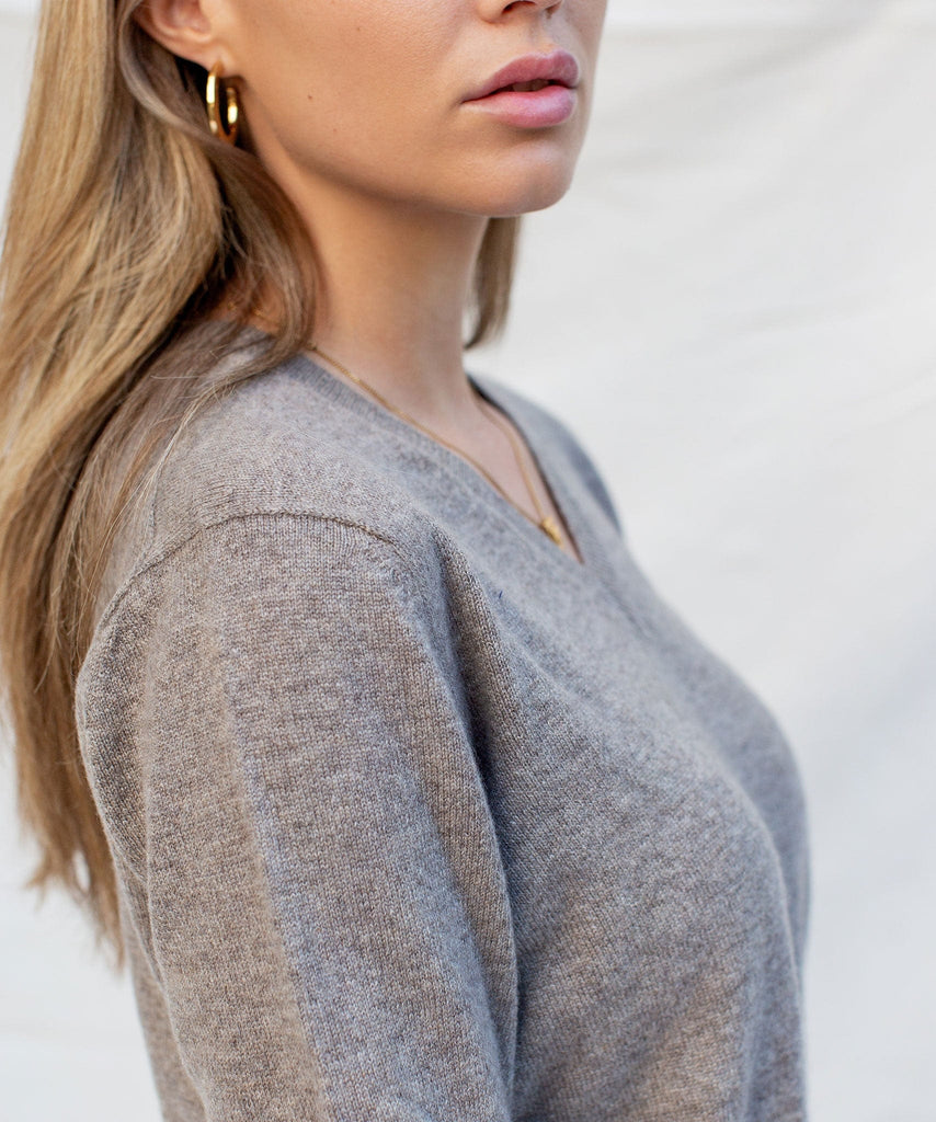 Made To Order Cashmere V-Neck Sweater