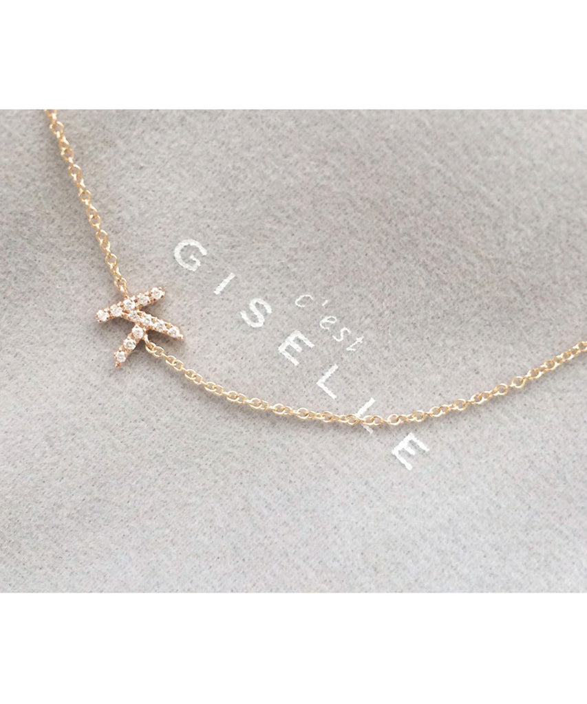 Diamond Alphabet Bracelet