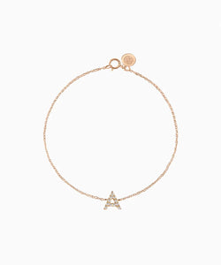 Diamond Alphabet Bracelet
