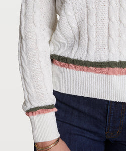 Cotton Cable Knit Sweater