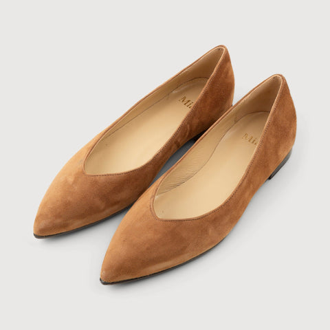 Suede Flat Slippers