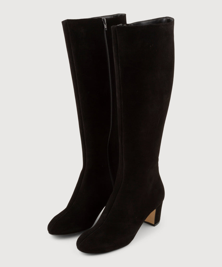 Suede Knee Boots