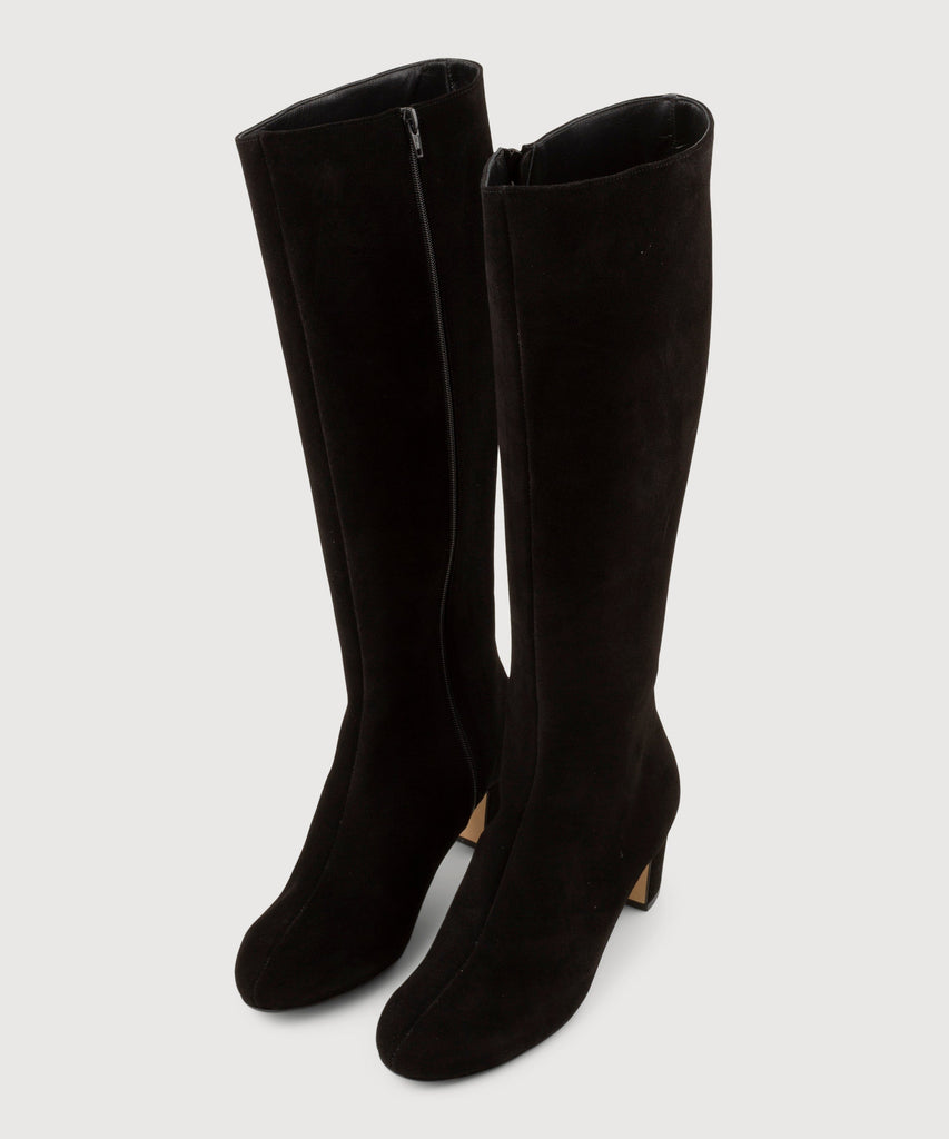 Suede Knee Boots