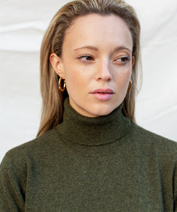 Made To Order Cashmere Roll Neck Sweater