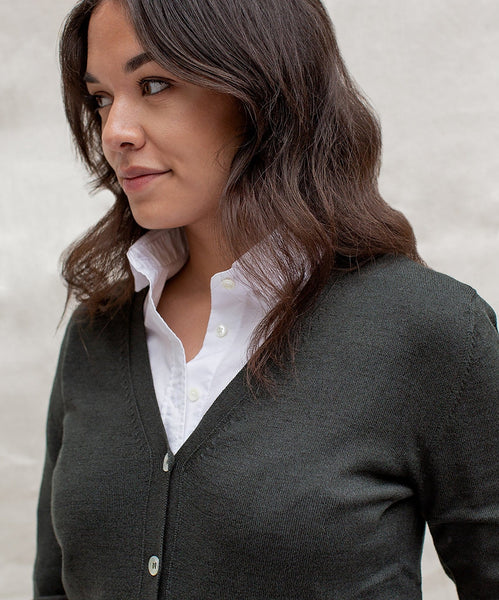 Wool Cotton Cardigan