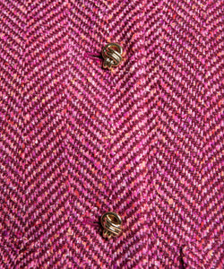 Short Herringbone Boucle Jacket