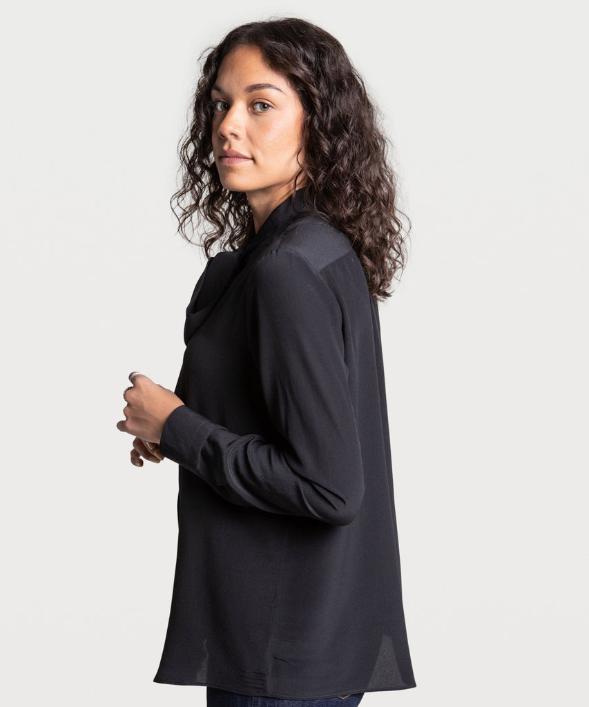 Bow Silk Blouse