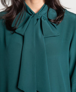 Bow Silk Blouse