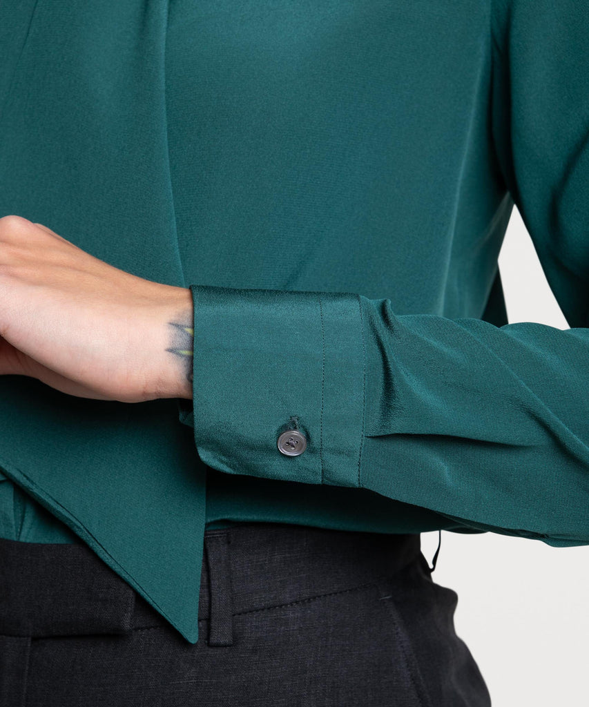 Bow Silk Blouse