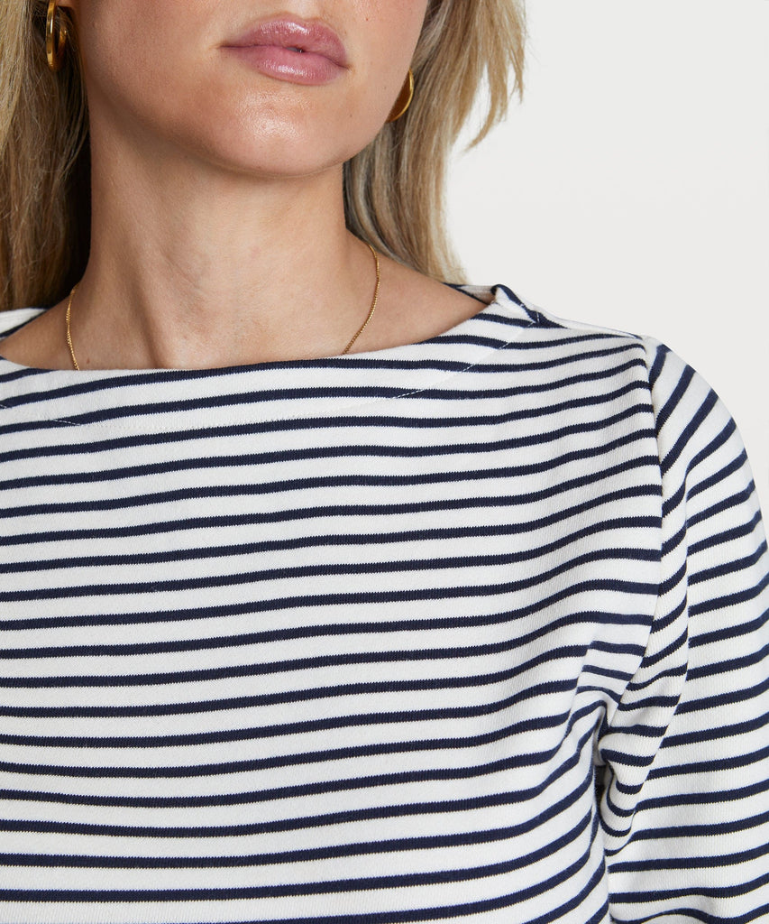 Striped Jersey Sweater