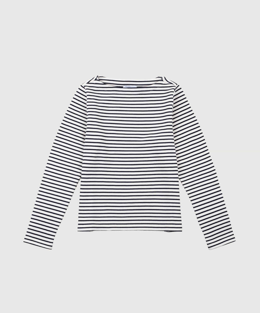 Striped Jersey Sweater