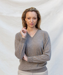 Made To Order Cashmere V-Neck Sweater