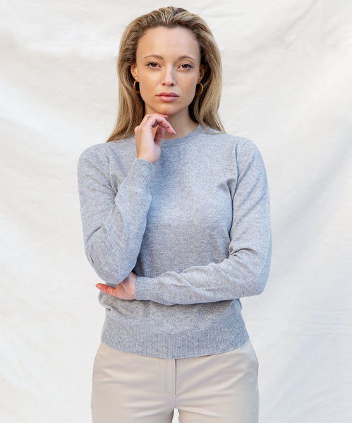 Cashmere Roundneck Sweater/