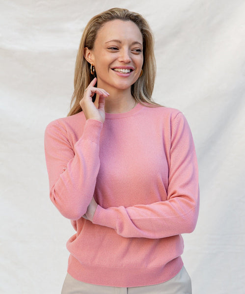 Cashmere Roundneck Sweater/