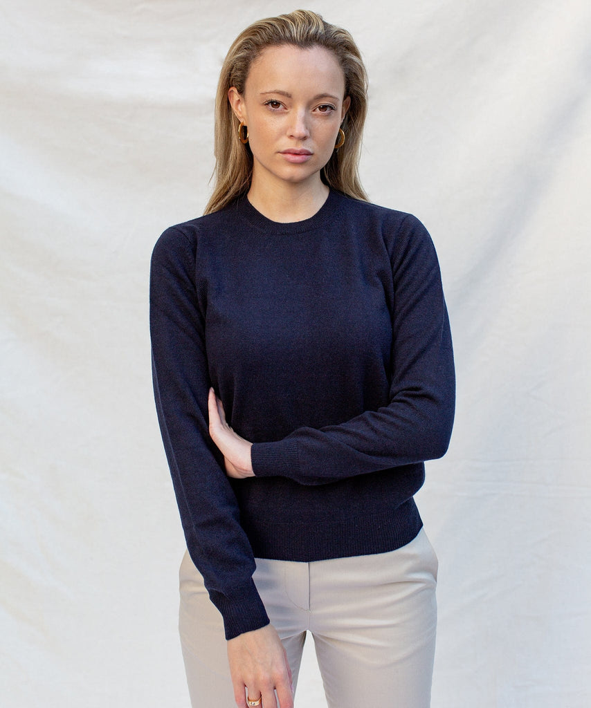 Cashmere Roundneck Sweater/