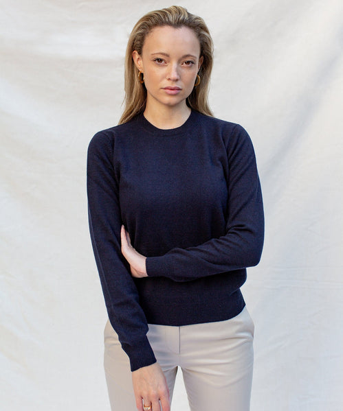 Cashmere Roundneck Sweater/
